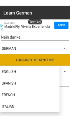 Learn German android App screenshot 3